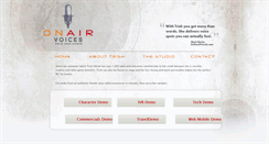 Desktop Screenshot of onairvoices.com